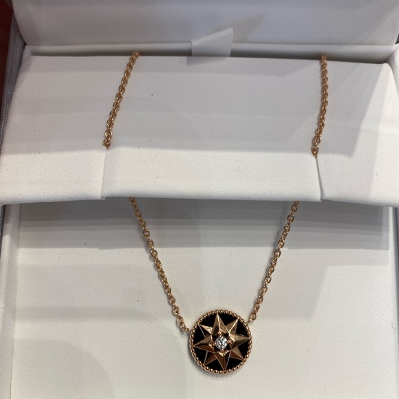 Dior ROSE DES VENTS NECKLACE - Rose Gold - Picture 3 of 4